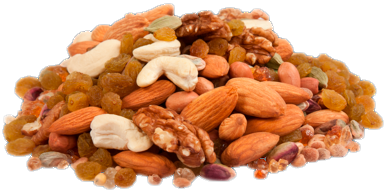 dried fruit and nuts